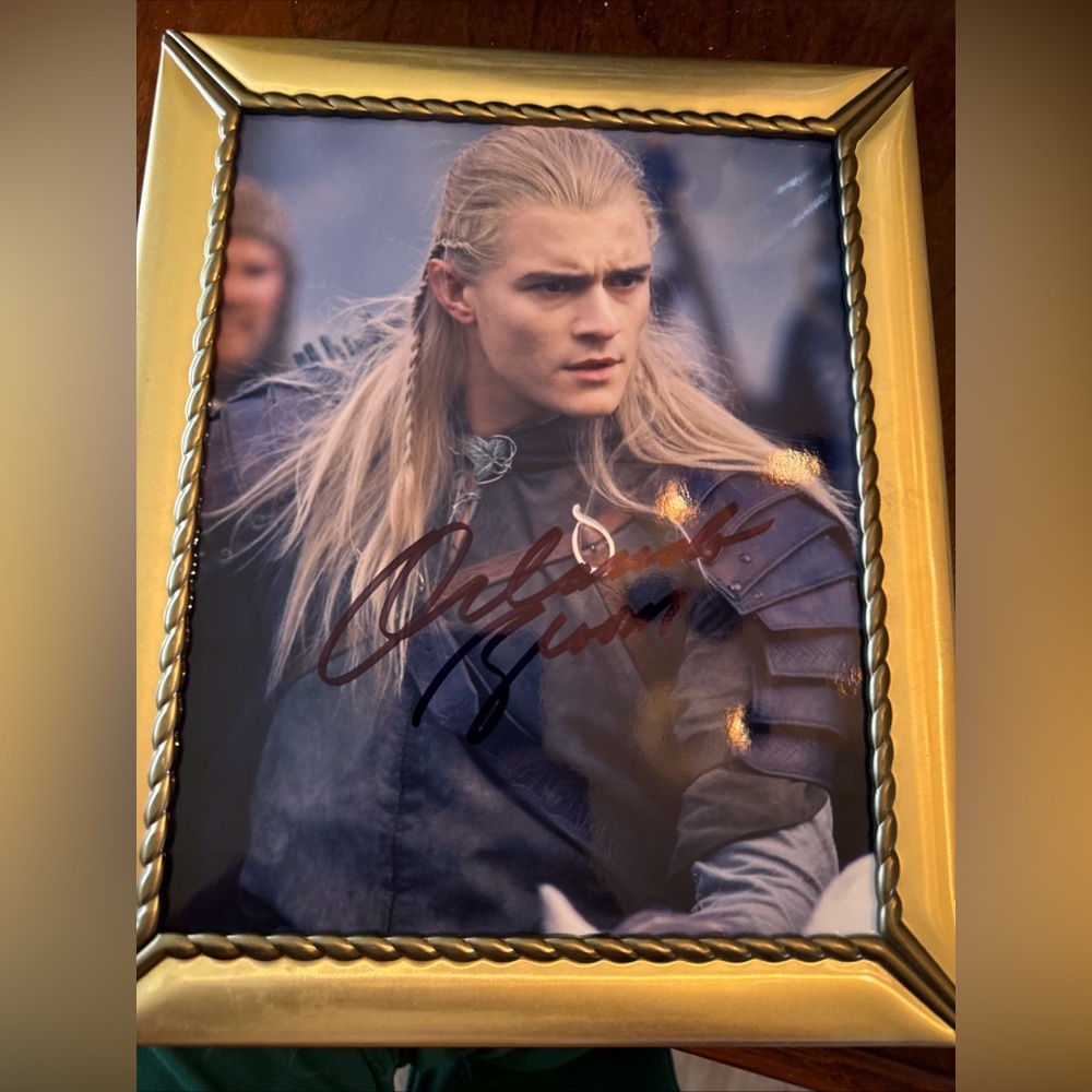 Autographed Photo of Orlando Bloom as Legolas